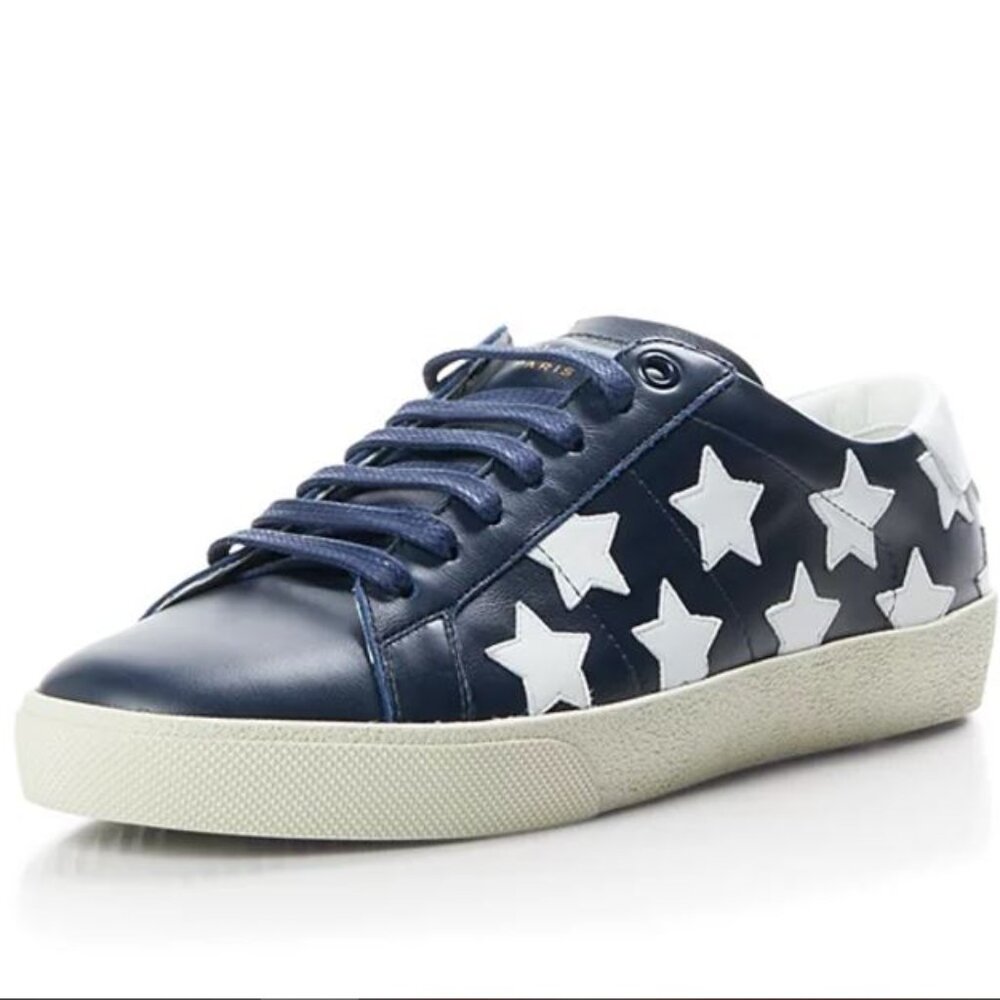 Saint Laurent Star Leather Sneakers